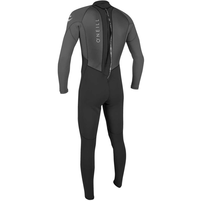 2024 O'Neill Mens Reactor II 3/2mm Back Zip Wetsuit 5040 - Black / Graphite